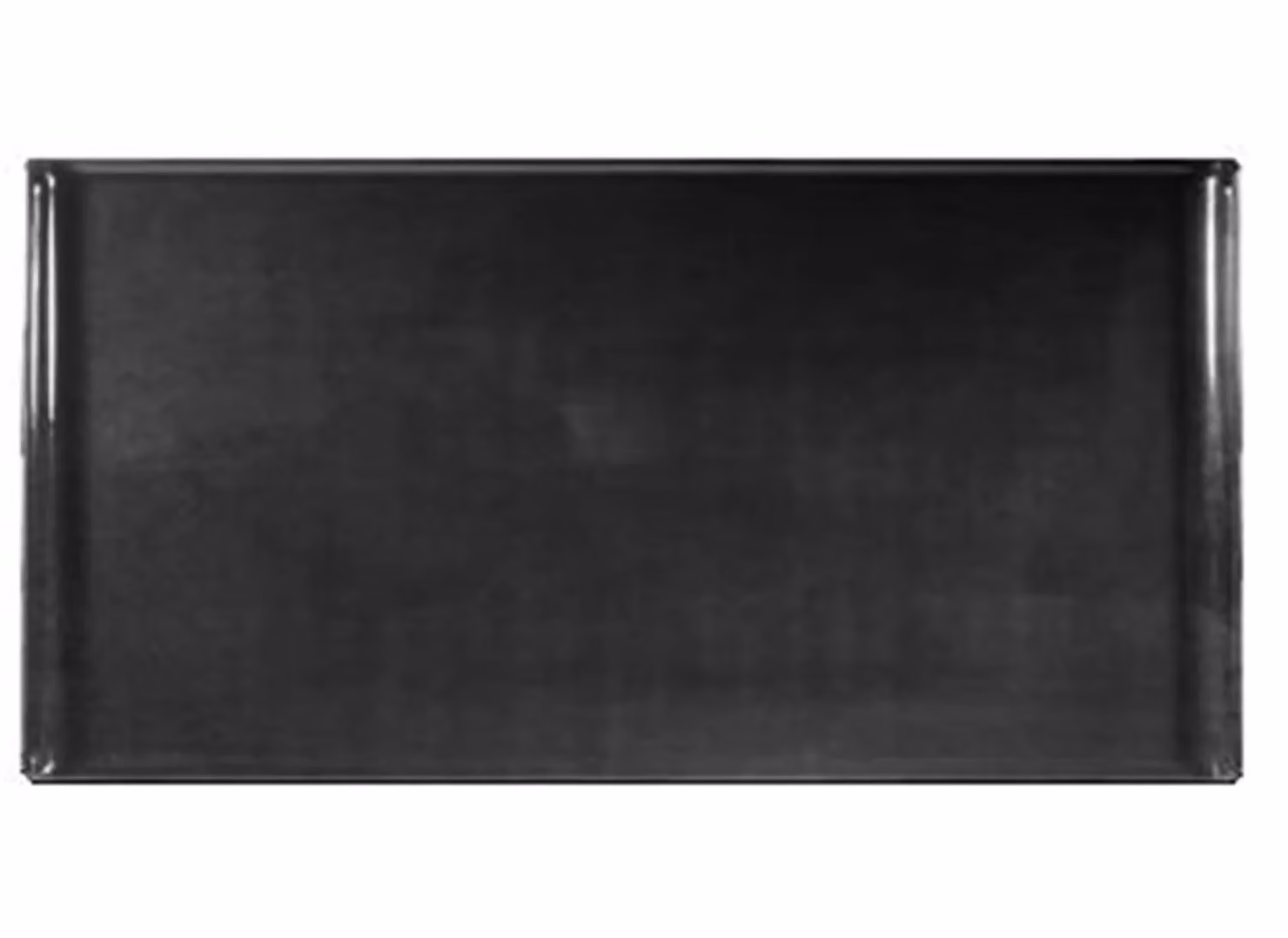 Vassoio rettangolare nero in porcellana diametro 53 x 32,5 cm linea Melamine 2 pezzi