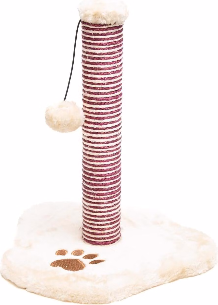 Tiragraffi per gatti - beige - 39 cm con pallina - Tiragraffi Aqpet