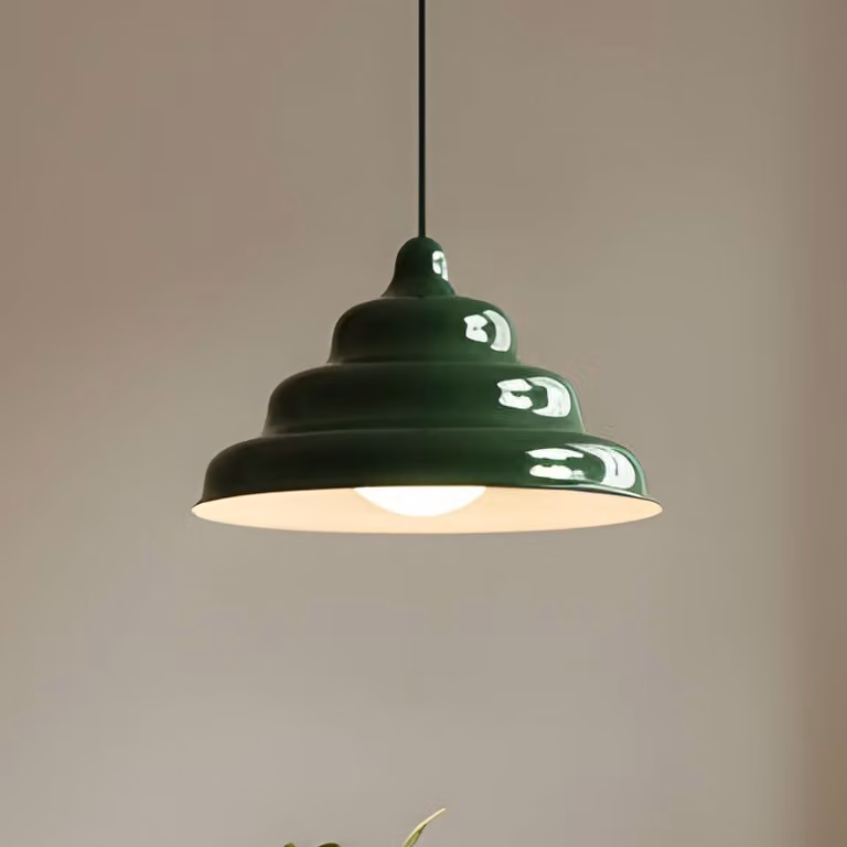 Lampada a sospensione Fala ALDEX, dimmerabile, Verde, Soggiorno / Sala da pranzo, Design, Lampada a sospensione