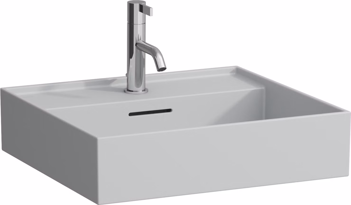 LAUFEN Kartell lavabo à poser, 1 trou pour robinet, avec trop-plein, 500x460mm, H8163327591041, H8163327591041