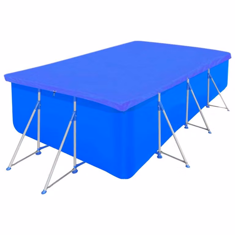 Coperture per Piscina 2 pz PE Rettangolari 90 g/mq 400x207 cm