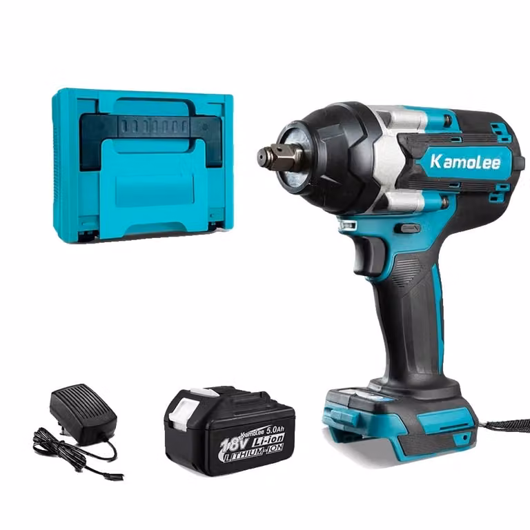 Chiave a cric elettrica ricaricabile, motore brushless da 18V, coppia massima di 1200 Nm, batteria da 5/lili0Ah x1
