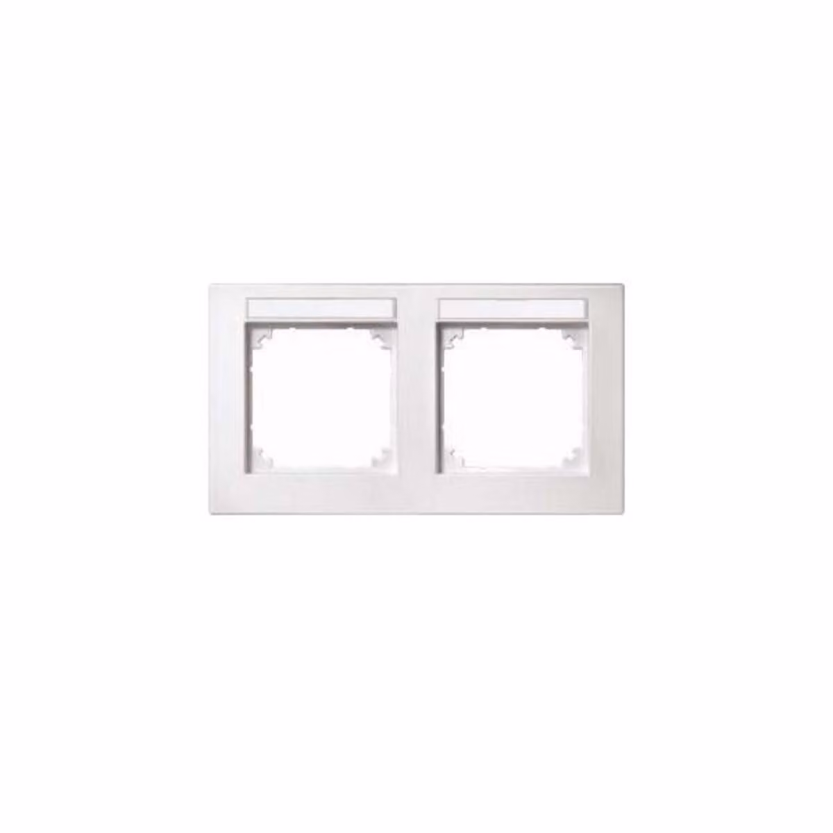 Cornice M-PLAN, con doppia superficie scrivibile, montaggio orizzontale, bianco polare