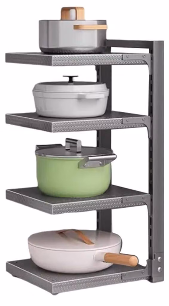 Ripiano estraibile per mobiletti da cucina, in metallo