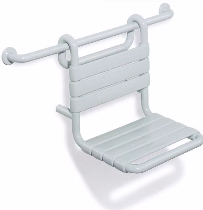 Sedia monoblocco HEWI, modello n. 801.51.100, larghezza 345 mm, profondità 480 mm, colore bianco