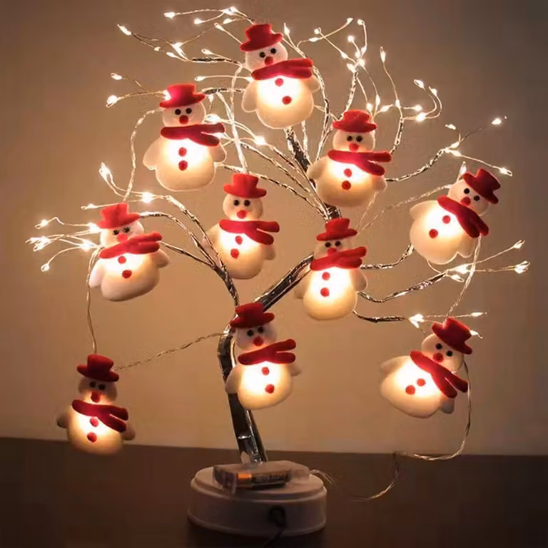 Catena luminosa a forma di fiocchi di neve, lunghezza 1,65 metri, 10 LED, alimentazione a batteria, impermeabile