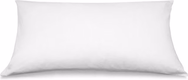 Federa copricuscino DaunenStep Oasi Deluxe in cotone pettinato bianco 50 x 80 cm