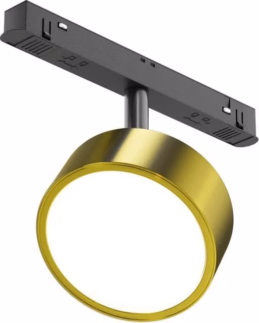 Maytoni Lampada da binario moderna Exility Rado con LED integrato in alluminio nero e diffusore opaco, dimmerabile con telecomando – 1