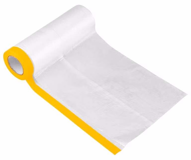 Carta da pittura di dimensioni 1,5 m x 15 m, con nastro adesivo di 1,5 cm di larghezza