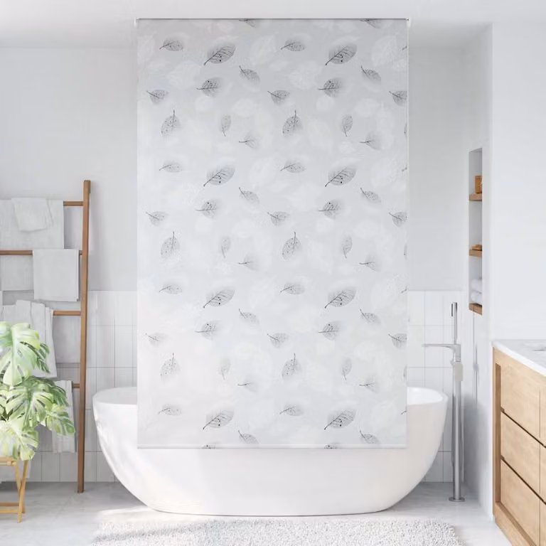 vidaXL Tenda a Rullo Doccia 120x240 cm Larghezza Tessuto 116 cm