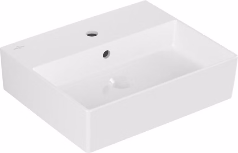 Villeroy & Boch Memento 2.0 lavabo mural, 1 trou pour robinet, avec trop-plein, poli, 500x420mm, 4A225GR1, 4A225GR1
