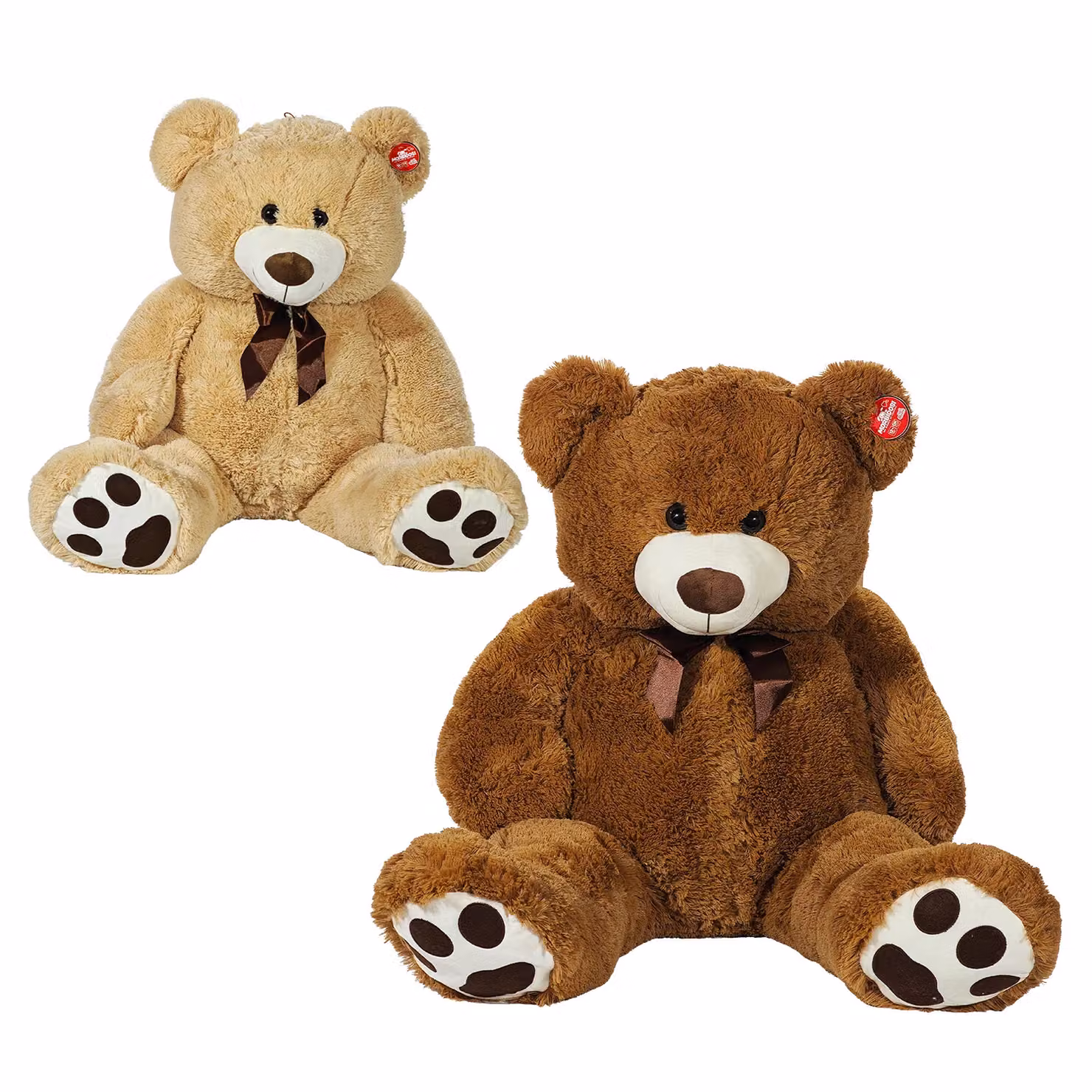 Orso Peluche Gigante Morbidosi TU GIOCHI, Colore Marrone e Beige, Altezza: 105 cm – 1