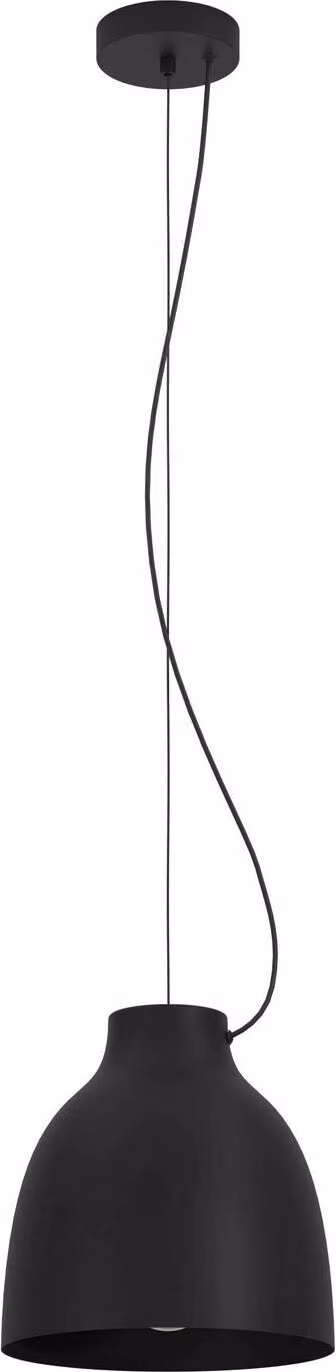 Eglo 900158 CAMASCA E27 lampada a sospensione Ø280mm nero regolabile in altezza