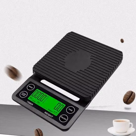 Bilancia elettronica da 5 kg con risoluzione di 0,1 g, bilancia per peso netto da cucina