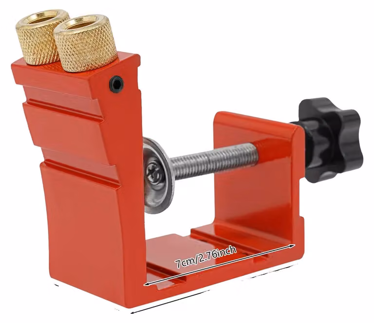 Set di punte da trapano con alesatura conica, regolabile per forature a 15°, progettato per materiali più morbidi, colore rosso
