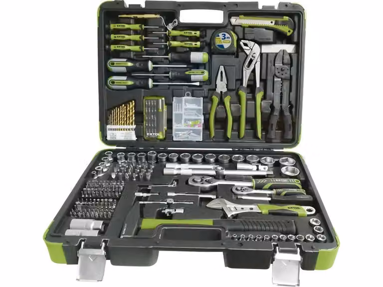 EXTOL CRAFT 918303 set di utensili 303 pz, 1/4", 1/2"