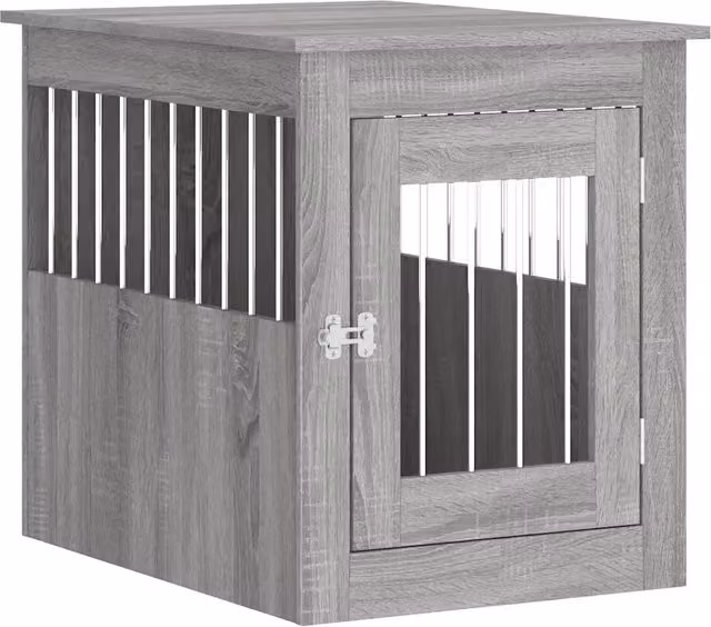 Gabbia per cani da arredamento in multistrato CFW6510456 Grigio Sonoma L: 55 cm, P: 75 cm, H: 65 cm – 1