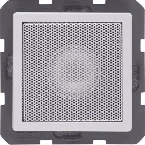 Berker 28826089 Altoparlante per Radio Touch Q.1/Q.3 bianco polare/velluto