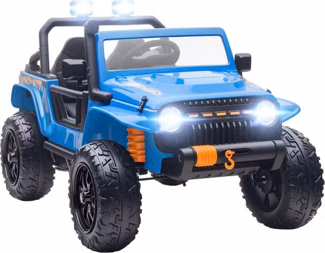 Auto Elettrica Bambini ¨C Minimal ¨C Blu, 12V, Telecomando, 3-8 Anni