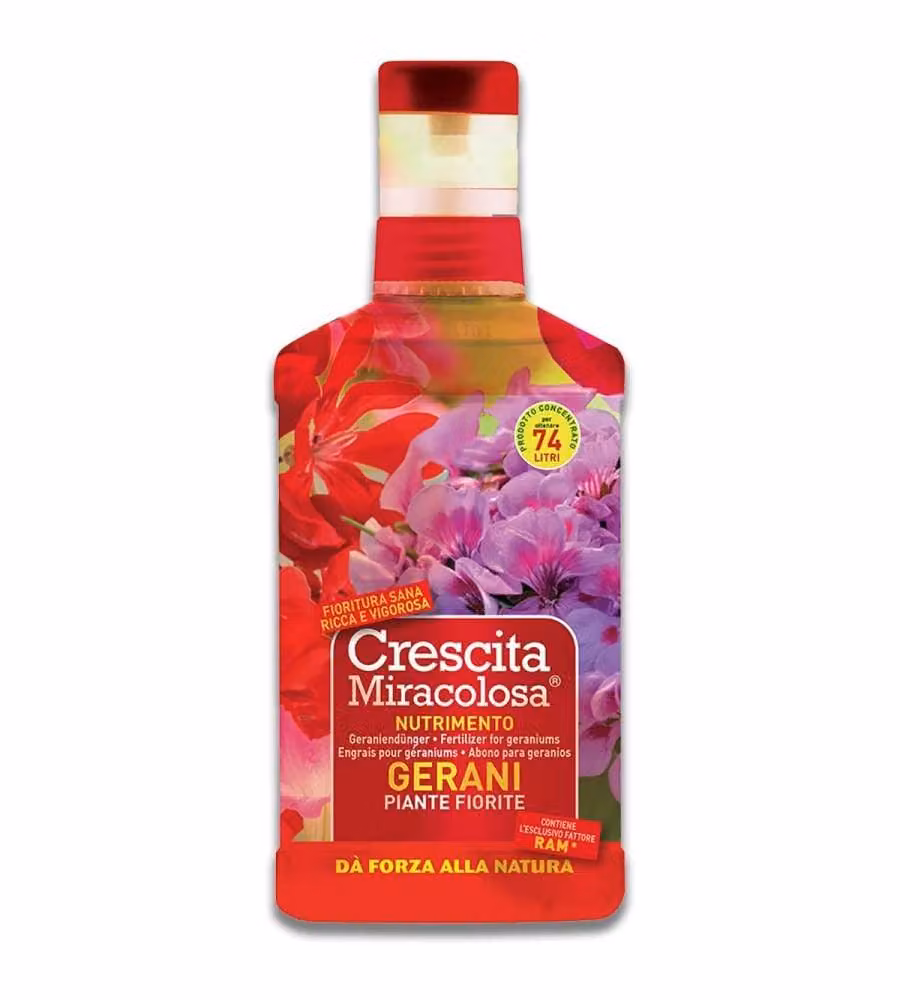 Concime per Gerani Crescita Miracolosa - 750 ml