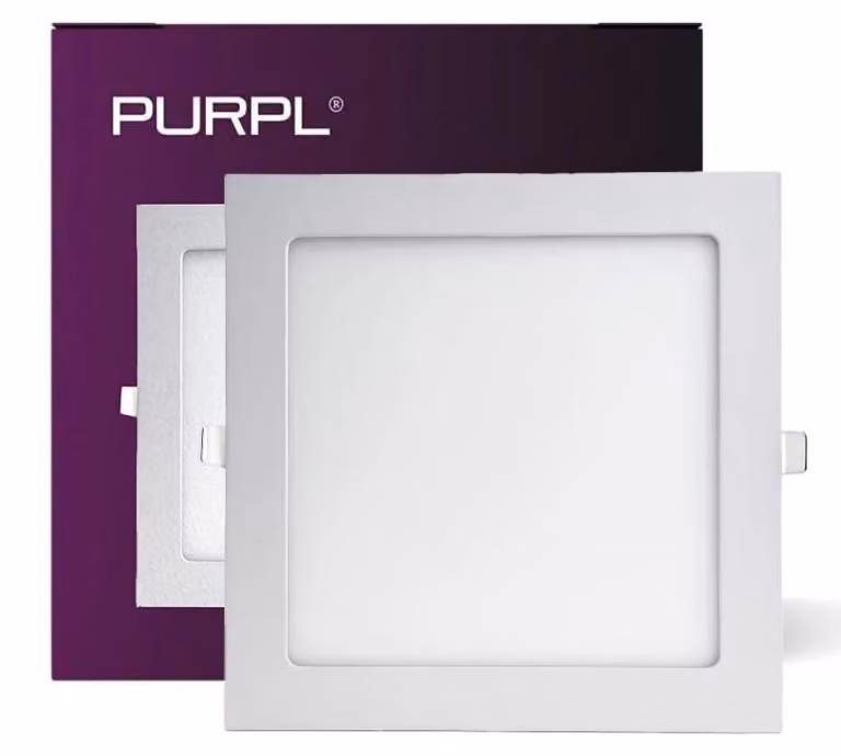 Faretti LED da incasso | 12W | 170x170mm | 4000K | IP40 | Quadrato | Bianco
