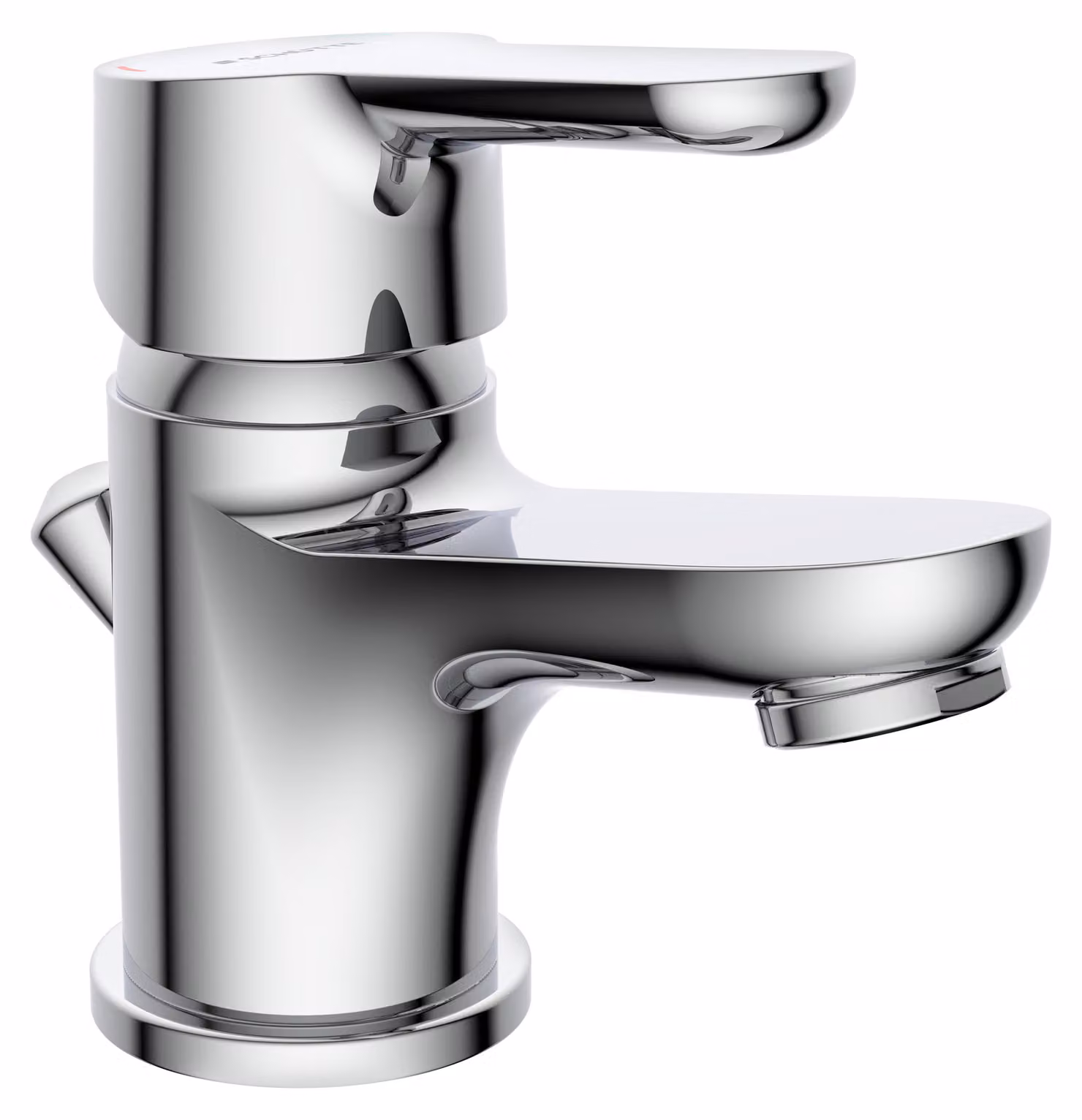 SCHÜTTE VICO, rubinetto lavabo con tirante, rubinetto bagno con set di scarico, cromato