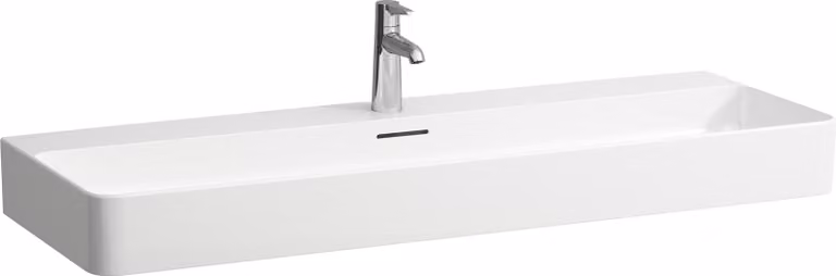 LAUFEN VAL lavabo, encastré, 1 trou de robinet, avec trop-plein, 1200x420mm, H8102894001041, H8102894001041