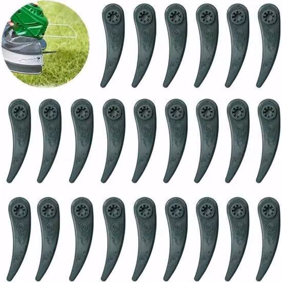 Set di ricambi per tosaerba, 24 pezzi, verde, agli ioni di litio, 18 V