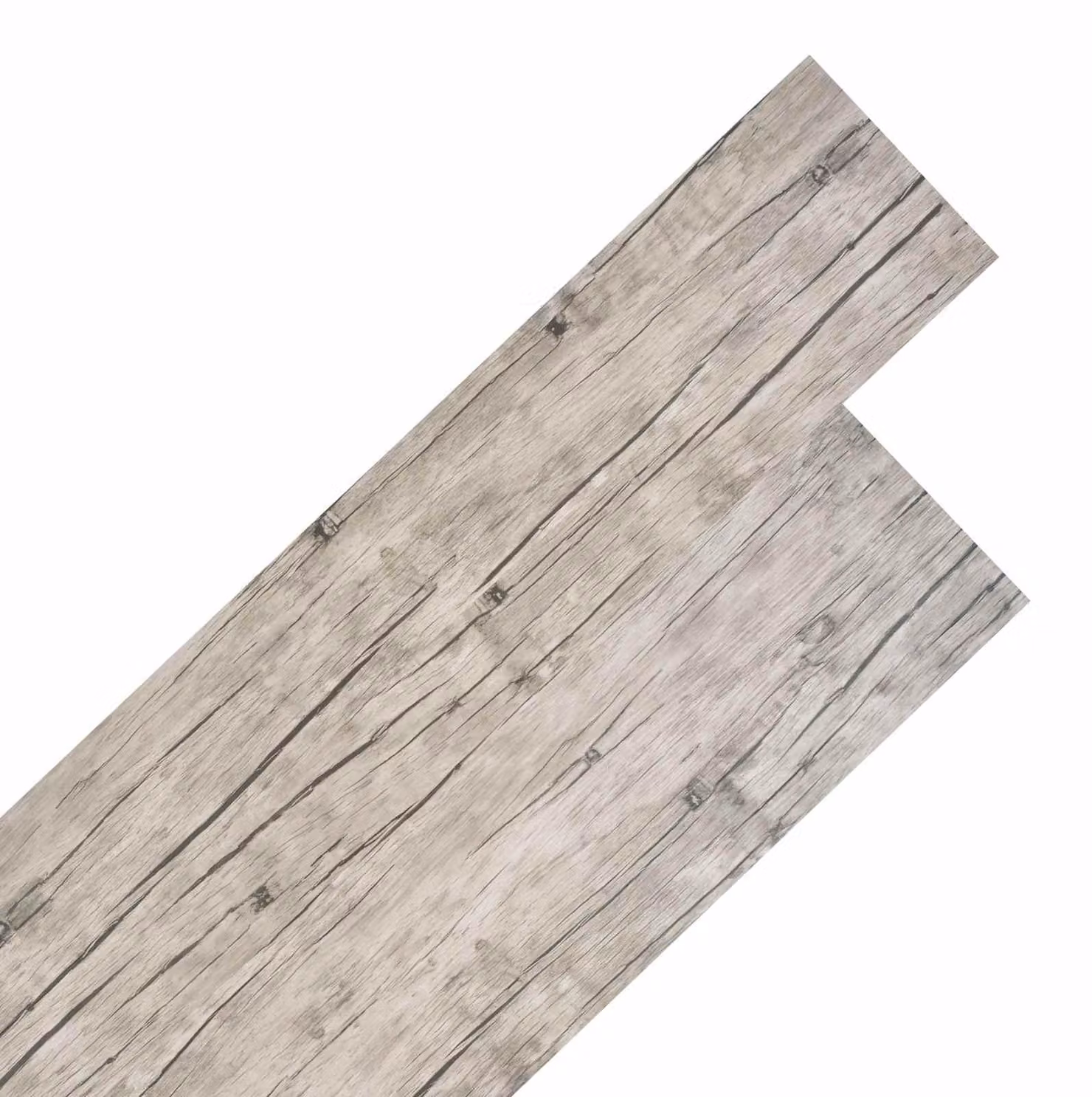 Tavole per Pavimenti 18 pcs Grigio 5,26 m² PVC