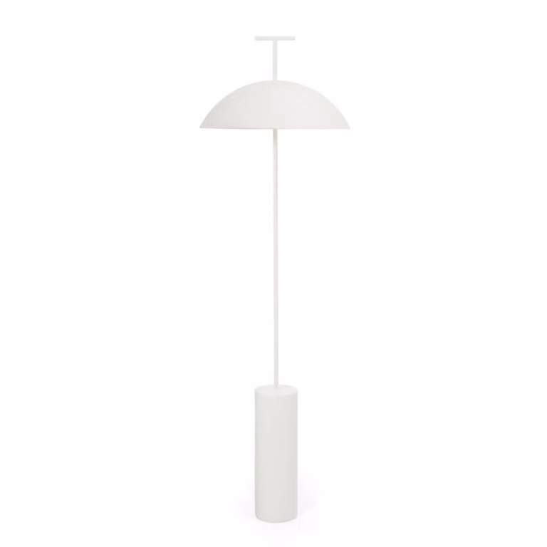 Kartell Lampada da terra di design Geen-A, dimmerabile, Bianco / Opale, Soggiorno / Sala da pranzo, Metallo, Design, Lampada da terra