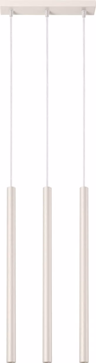 Lampada a sospensione VELINO beige 3xG9x8W in metallo, dimensioni: 94x30x5 cm, IP20, Pure Lume
