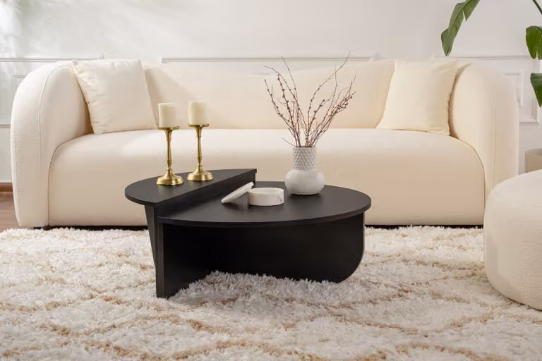 Skye Decor, Orion - Wood Black, tavolini, legno nero, 90 x 30 x 60 cm