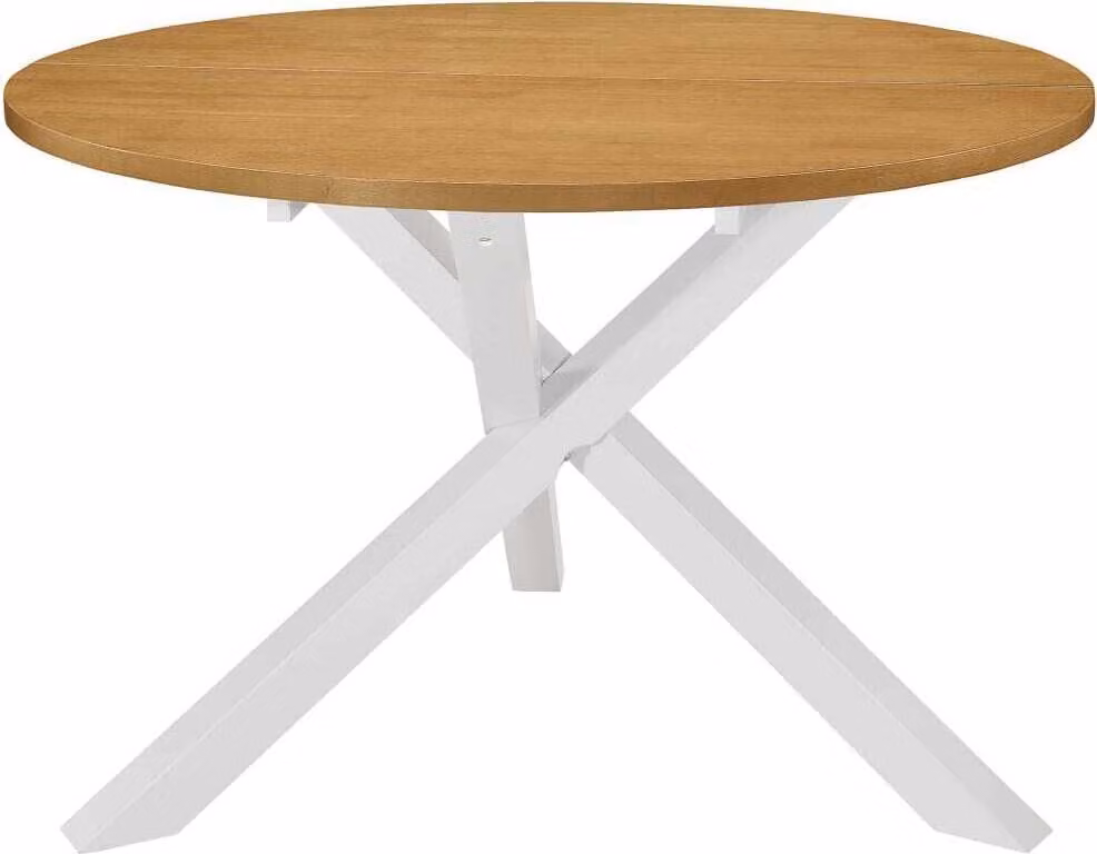 Maison Exclusive - Tavolo da pranzo bianco 120x75 cm in MDF