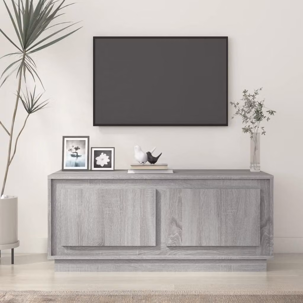Maison Exclusive - Tavolino grigio Sonoma 102x50x44 cm Materiale ligneo