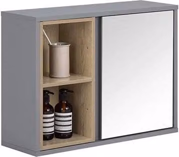 Specchio Porta Wandkast - Ripostiglio Bagno - Wandkast - Spaziale - 60 cm x 45 cm x 20 cm