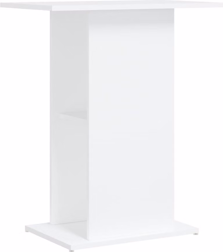 Supporto per Acquario Bianco 60,5x36x72,5 cm Legno Multistrato