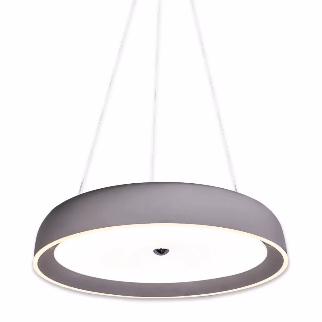 Plafoniera LED LÚZETE da 57W con telecomando regolabile, colore grigio, diametro 50 cm – 2