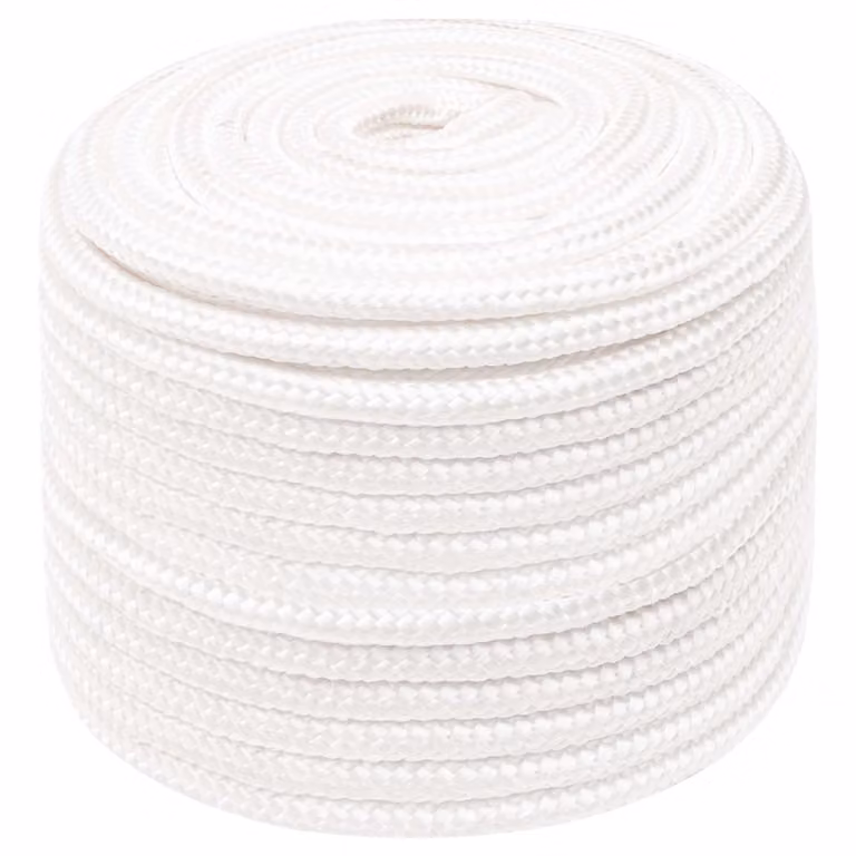 vidaXL Corda multiuso in plastica bianca da 12 mm, lunghezza 100 m