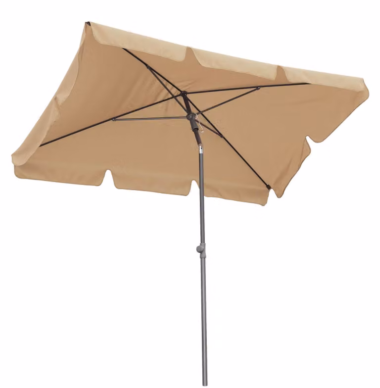Ombrellone da balcone, dimensioni 200x125 cm, con protezione UV