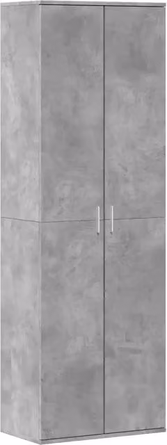 Credenza | Madia | Buffet da pranzo | Armadio da pranzo Grigio Cemento 60x35x180 cm in Legno Multistrato