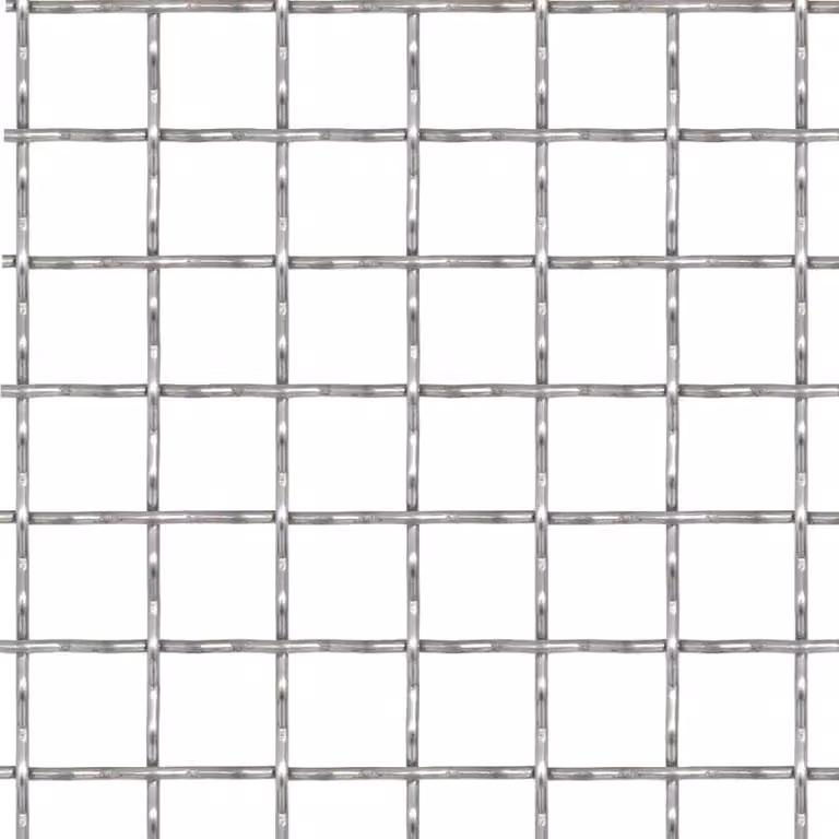 Recinzione in Rete Modulare in Acciaio Inox 50x50 cm 11x11x2 mm