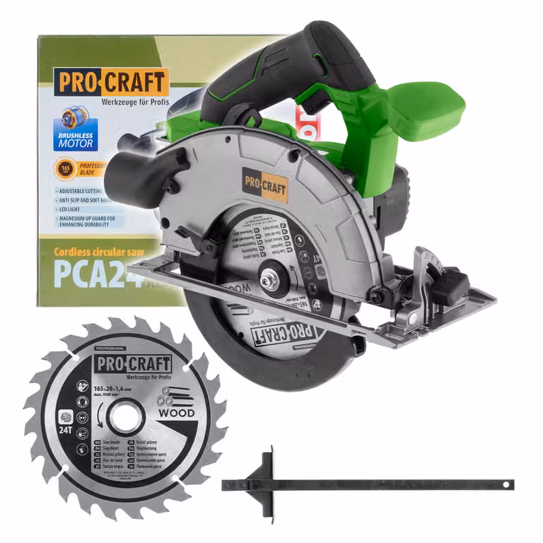 Seghetto circolare a batteria Procraft PCA24bb (senza batteria e caricabatterie)