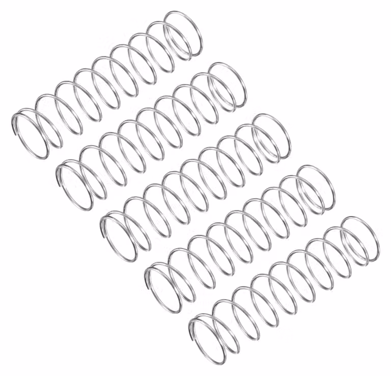 Molle a compression, 5 pezzi, acciaio inossidabile 304, diametro 13 mm, filo di 0,8 mm, lunghezza 50 mm
