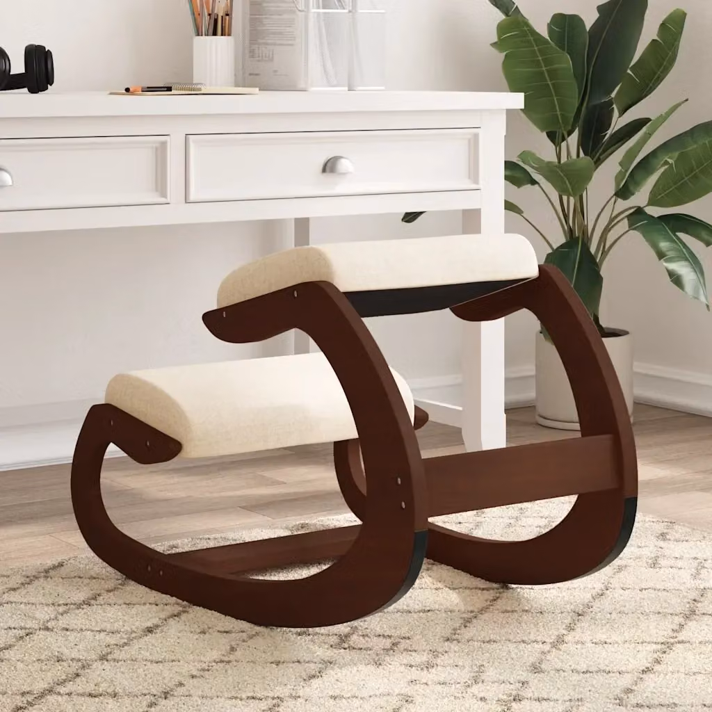 Sedia Inginocchiatoio Crema in Compensato di Betulla L/P/H: 55 x 55 x 84 cm CFW8415857 – 2