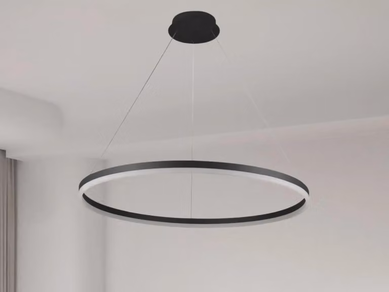 Lampada a sospensione LED con telecomando, 55W - Modello J4309/B