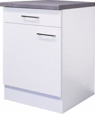 Base per cucina - larghezza 60 cm - Bianco - Nawa