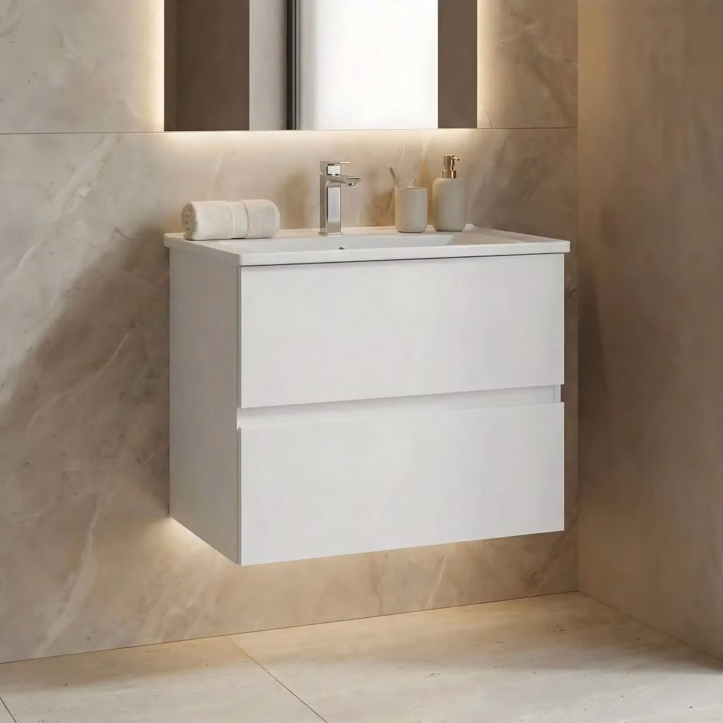 Mobile lavabo Nest 71 v2 HANAH HOME Bianco opaco L: 71 cm, P: 51 cm, H: 55 cm – 2