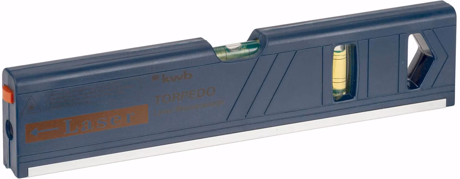 Livella laser a siluro Kwb, carica magnetica 0644-00