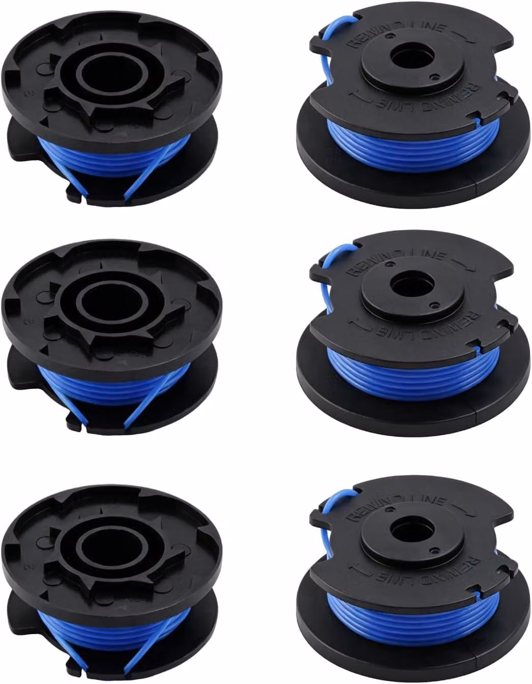 Bobine in nylon e fibra di vetro per tagliaerba, 1,5 mm x 3,4 m, confezione da 6, per tagliaerba da giardino