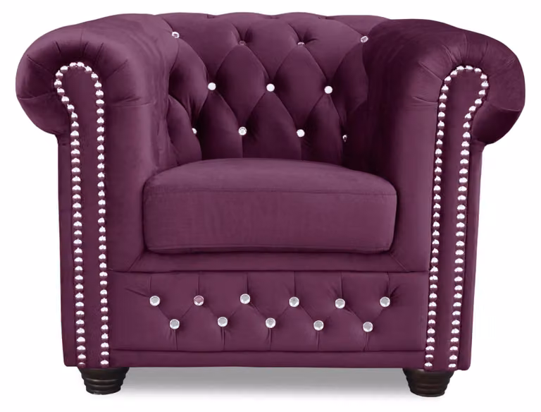 Sessel Club Lounge Designer Lehn Stuhl Polster Sofa 1 Sitzer Fernseh Textil